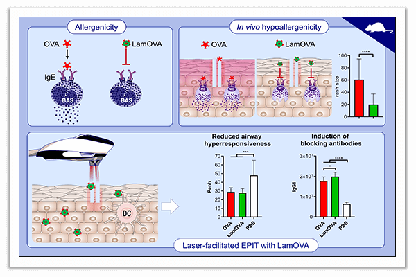 laser skin vaccination